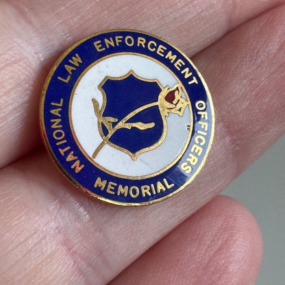 Vintage National Law Enforcement Officers Memorial Lapel Pin