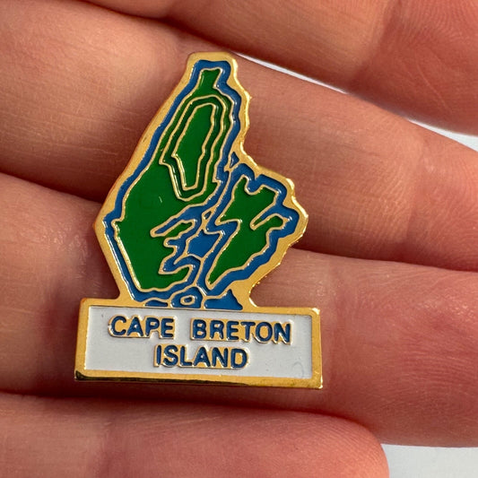 Vintage Cape Breton Island Canada Lapel Pin