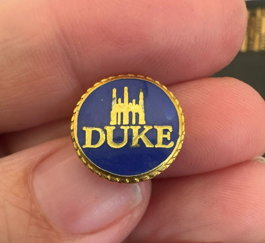 Duke University Enamel Tie Tack Lapel Pin