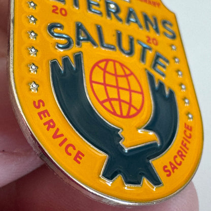 2020 Mid-Continent Public Library Veterans Salute Lapel Pin