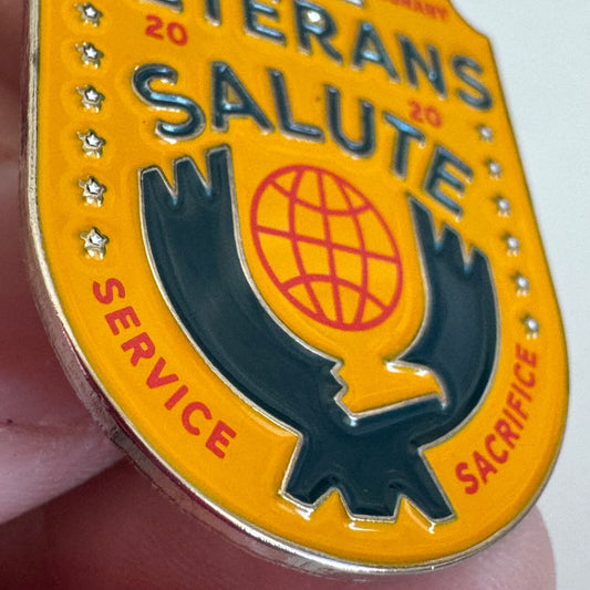 2020 Mid-Continent Public Library Veterans Salute Lapel Pin