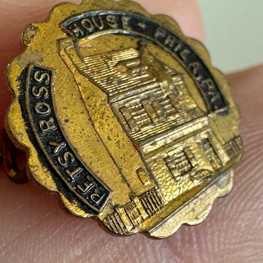 Vintage Betsy Ross House Lapel Pin – Philadelphia, Pennsylvania