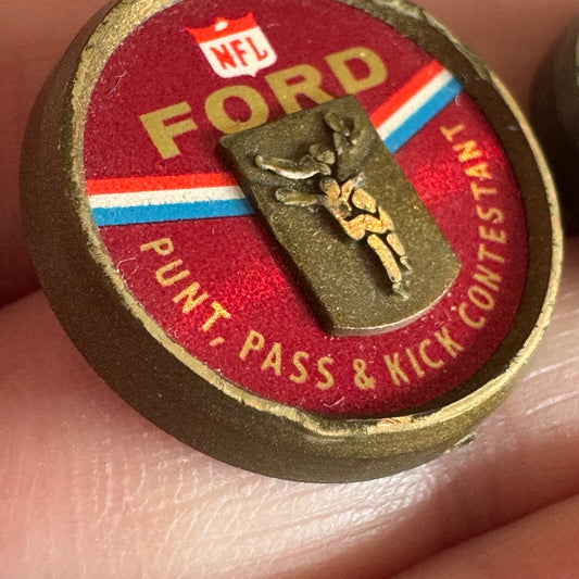 Set of Two NFL Ford Punt Pass Kick Contestant Lapel Pins