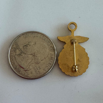 Vintage State FFA Degree Key Pin Vocational Agriculture