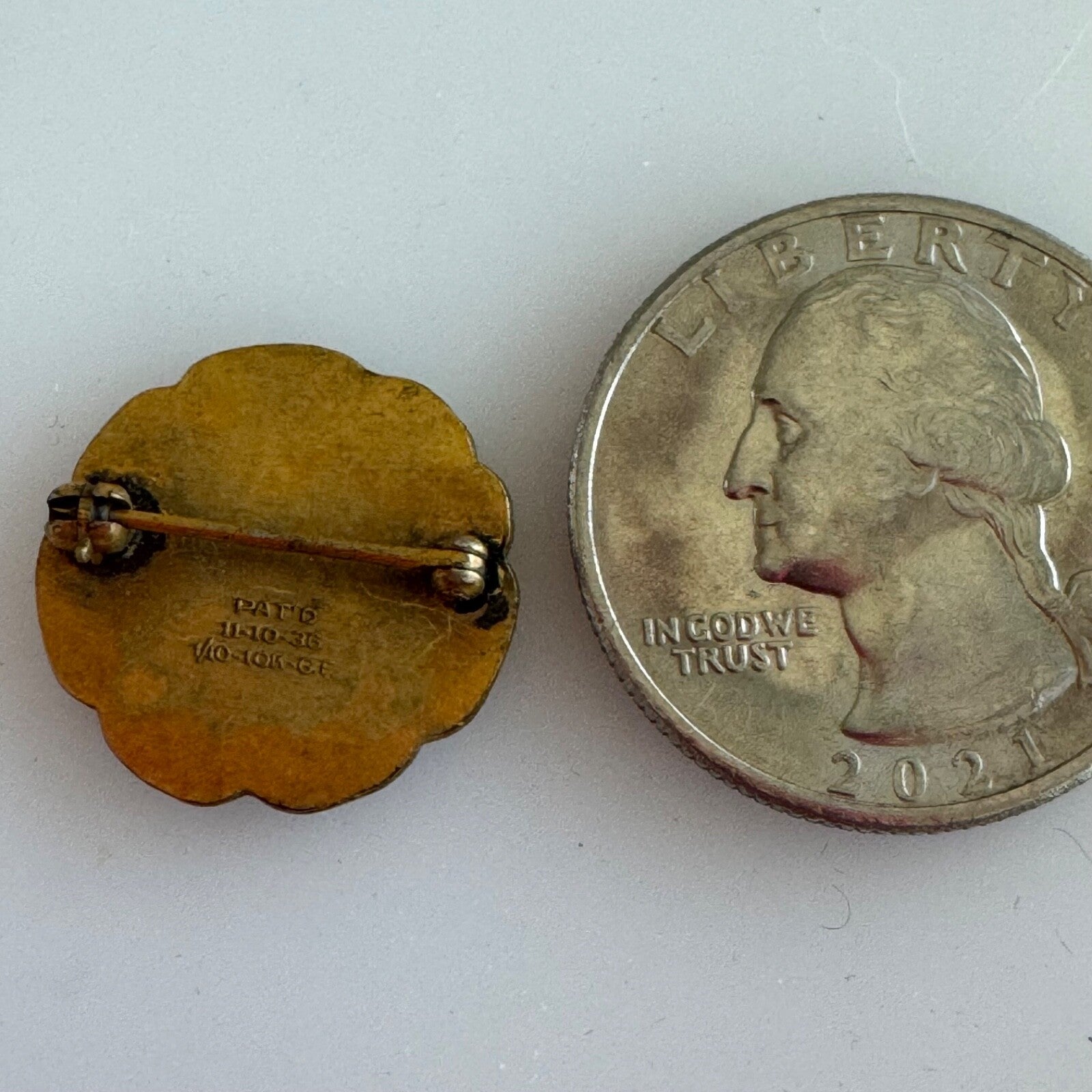 HD Cooperative Extension Service 1/10 10k GF Lapel Pin
