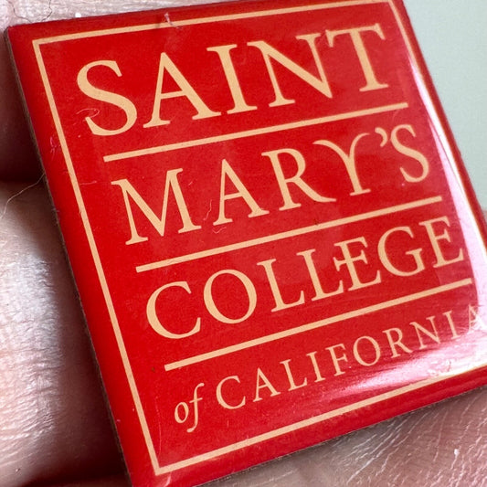 Vintage Saint Mary's College of California Lapel Pin St St. Marys