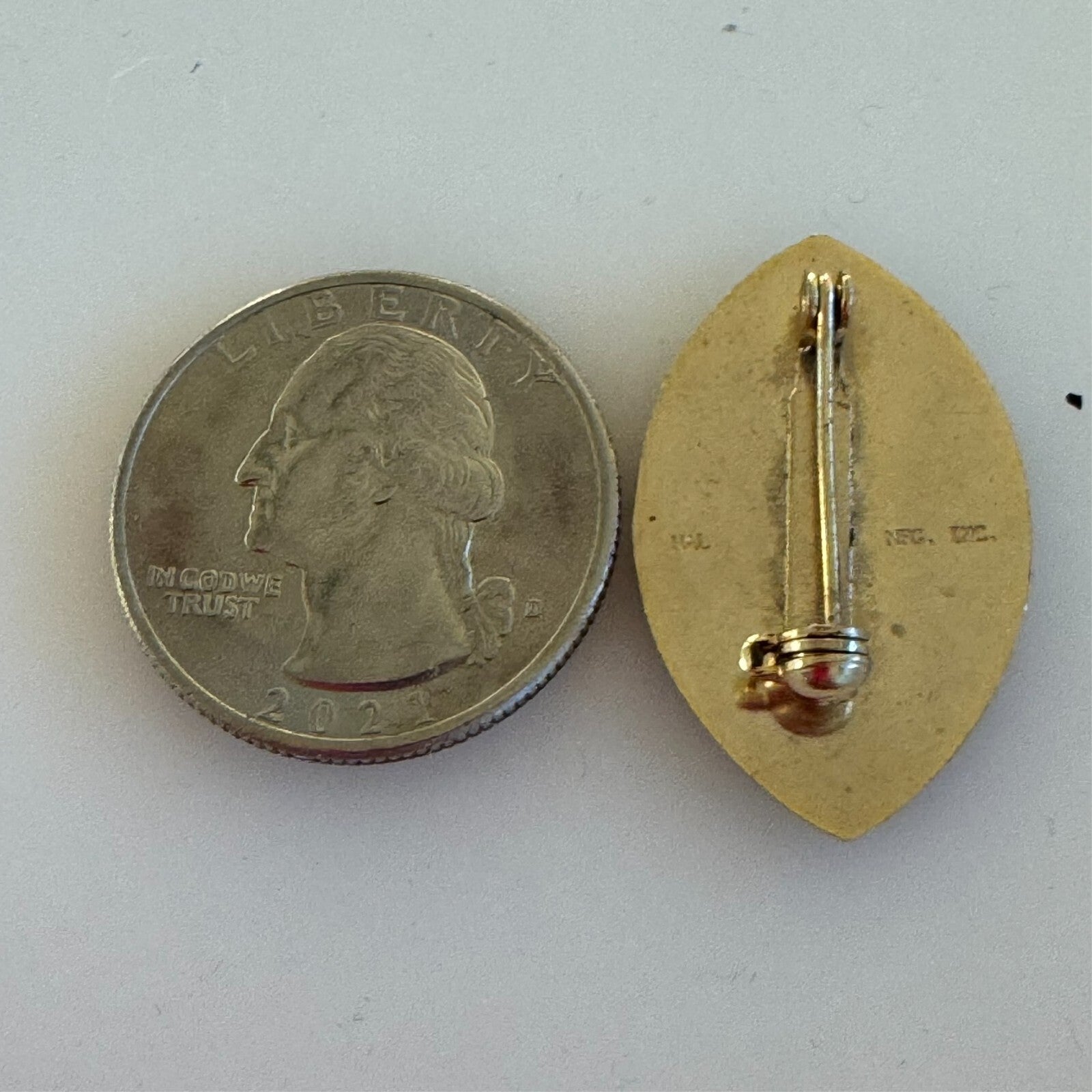 1987 Episcopal Church Women Diocese of Louisiana Centennial Lapel Pin