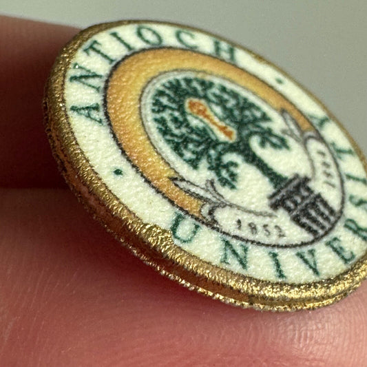 Vintage Antioch University Lapel Pin Tie Tack