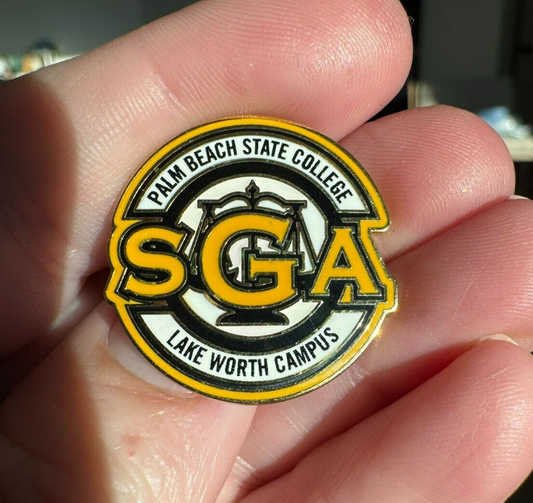 Palm Beach State College Lake Worth Campus Lapel Pin Student Government SGA