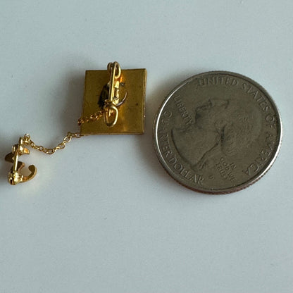 Vtg 4th Infantry Regiment Army Sweetheart Alumni Pin 3 Device Pin Tie Tack Rare