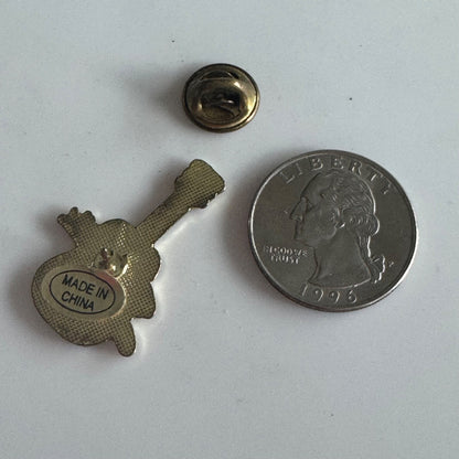 Vintage Branson Missouri Guitar Souvenir Tourist Lapel Pin