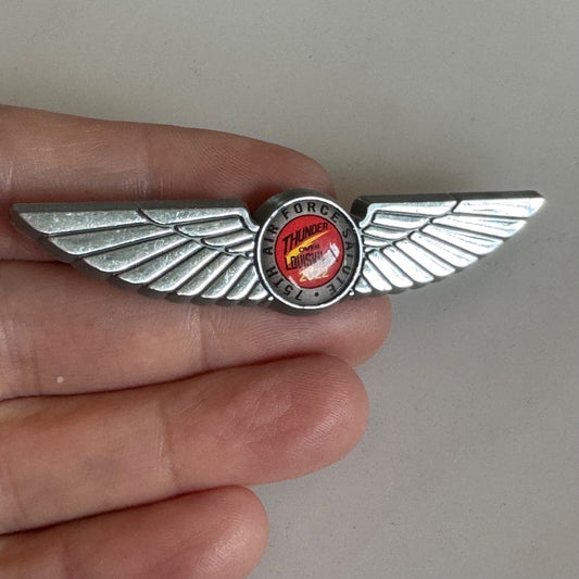 75th Air Force Salute Thunder Over Louisville 2022 Plastic Wings Lapel Pin