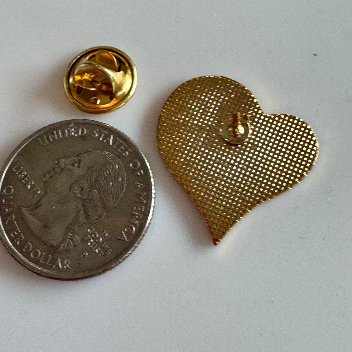 For the LOVE of Palo Alto California Lapel Pin Red Heart Stanford University