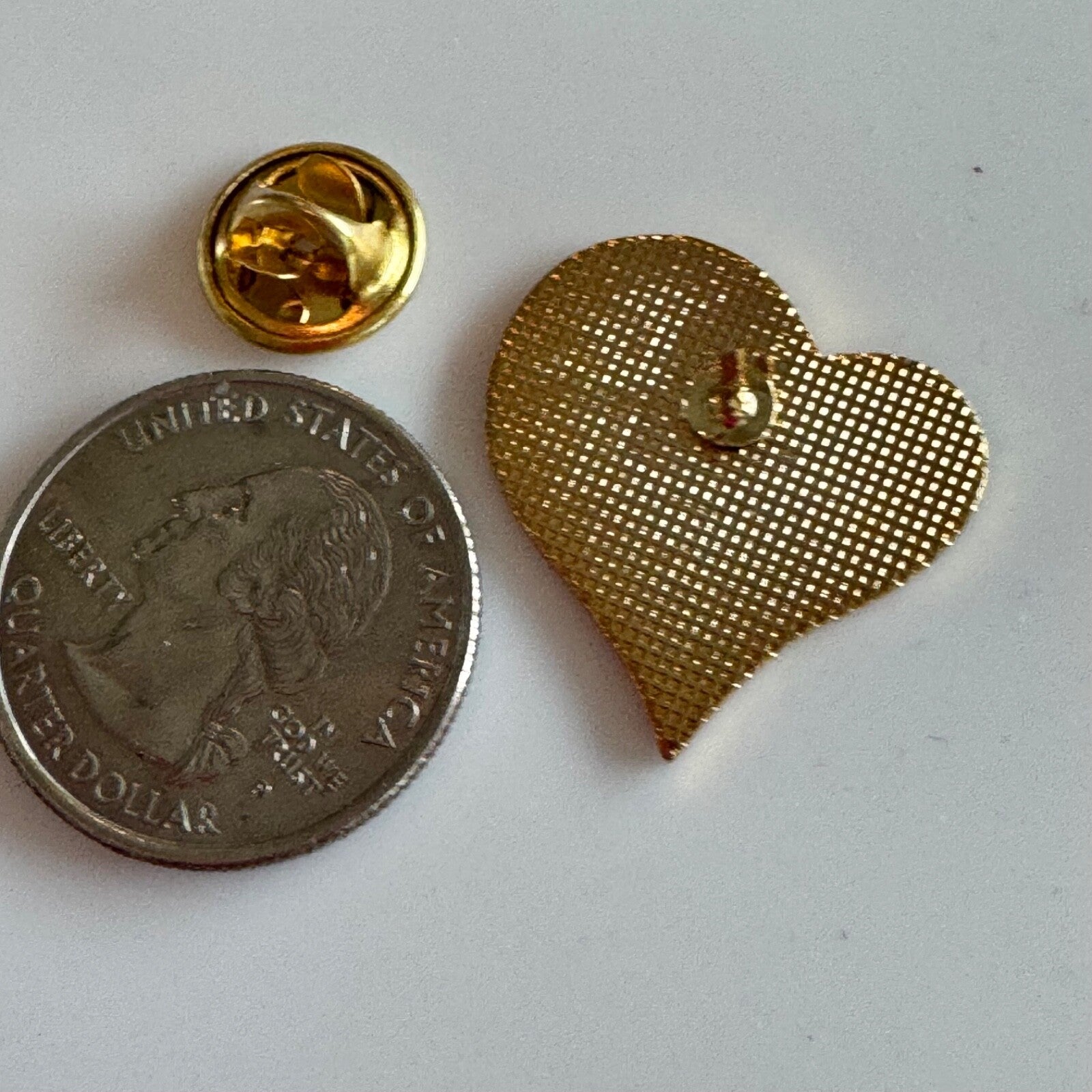 For the LOVE of Palo Alto California Lapel Pin Red Heart Stanford University