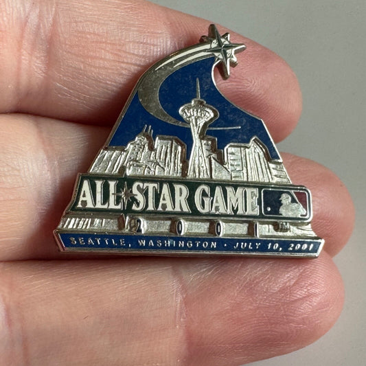 Vintage 2001 All Star Game Seattle Mariners Washington Safeco Field Lapel Pin
