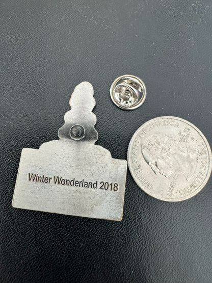 2018 Reston Town Center Souvenir Lapel Pin Winter Wonderland - Very Nice!