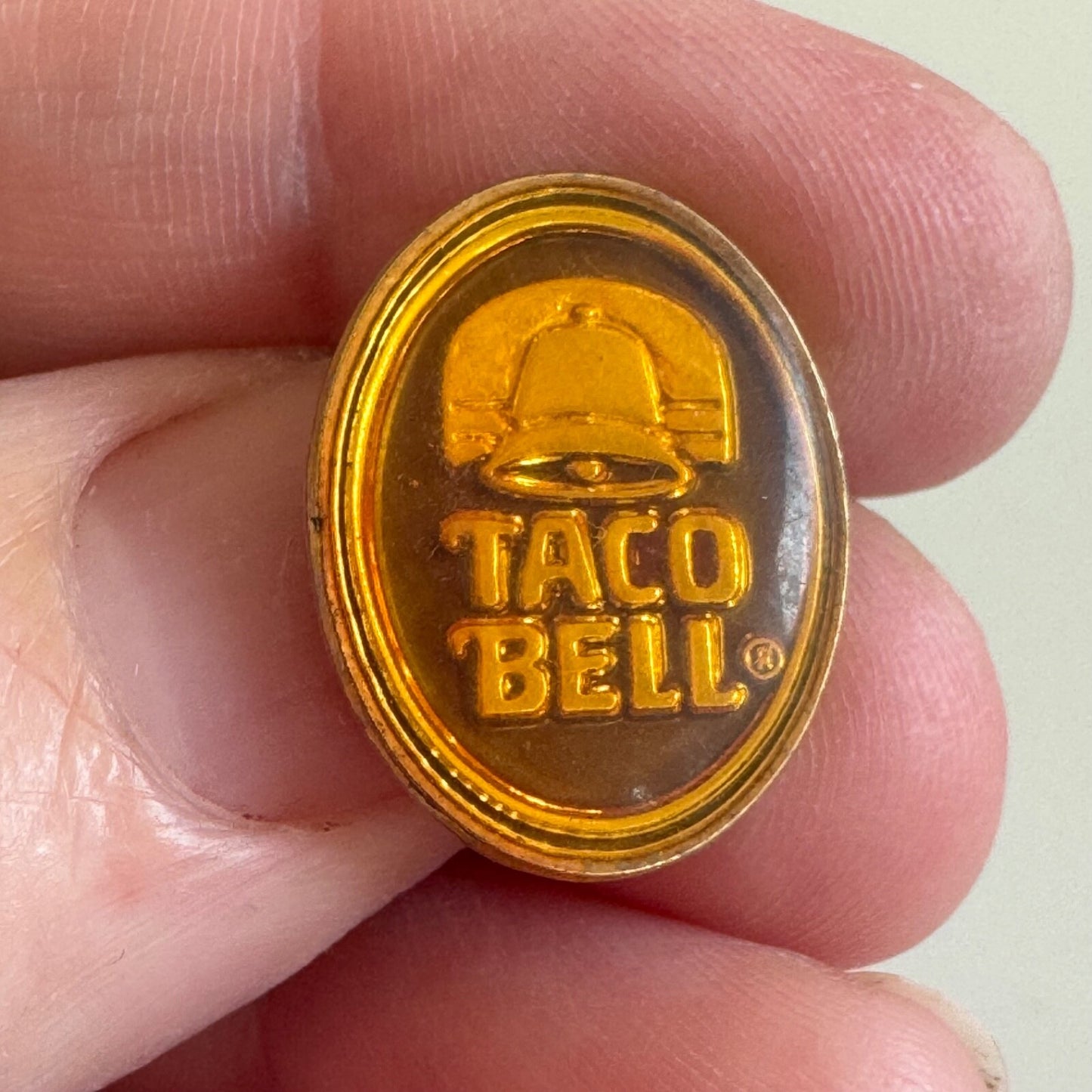 Vintage Taco Bell Logo Lapel Pin Tie Tack 1980s