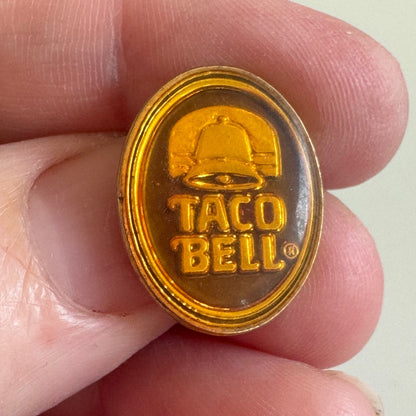 Vintage Taco Bell Logo Lapel Pin Tie Tack 1980s