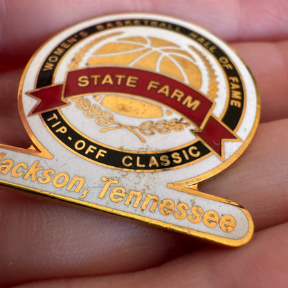Womens Basketball Hall of Fame Tip Off Classic State Farm Pat Summitt Pin RARE