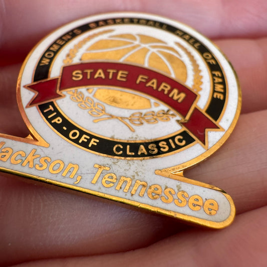 Womens Basketball Hall of Fame Tip Off Classic State Farm Pat Summitt Pin RARE