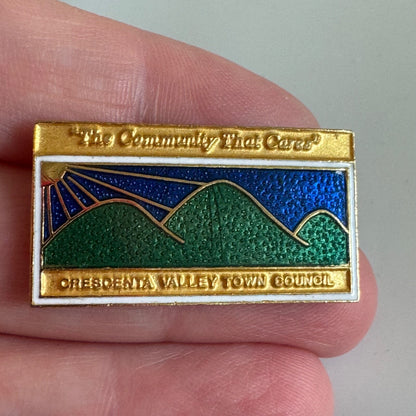 Crescenta Valley Town Council California Enamel Pin Community That Cares