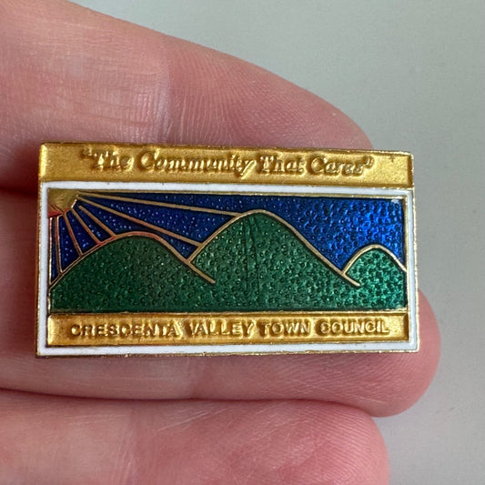 Crescenta Valley Town Council California Enamel Pin Community That Cares