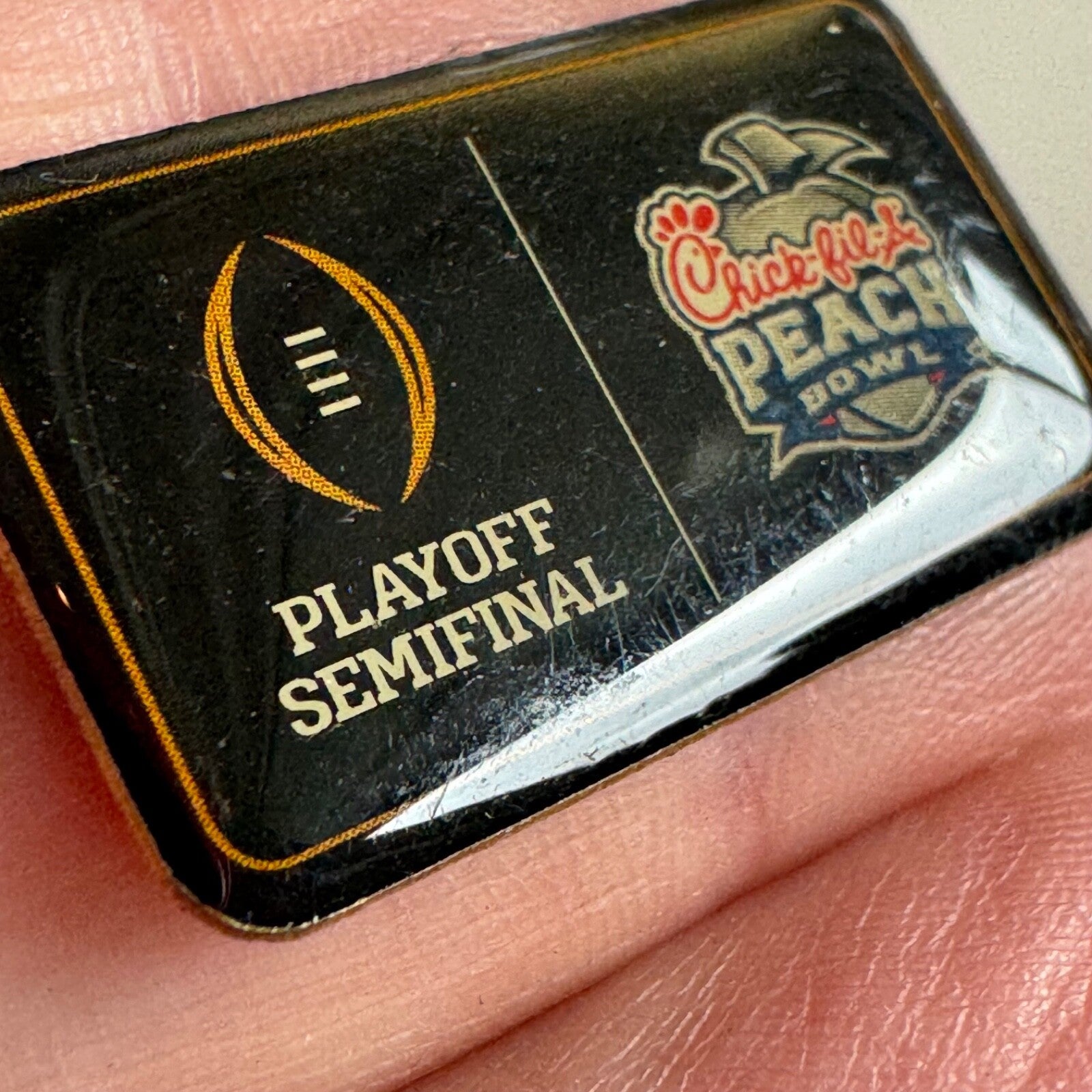 College Football Playoff Semifinal Chick-fil-A Peach Bowl Lapel Pin 
