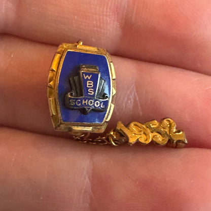 WBS School Lapel Pin 1952 West Bridgford School?
