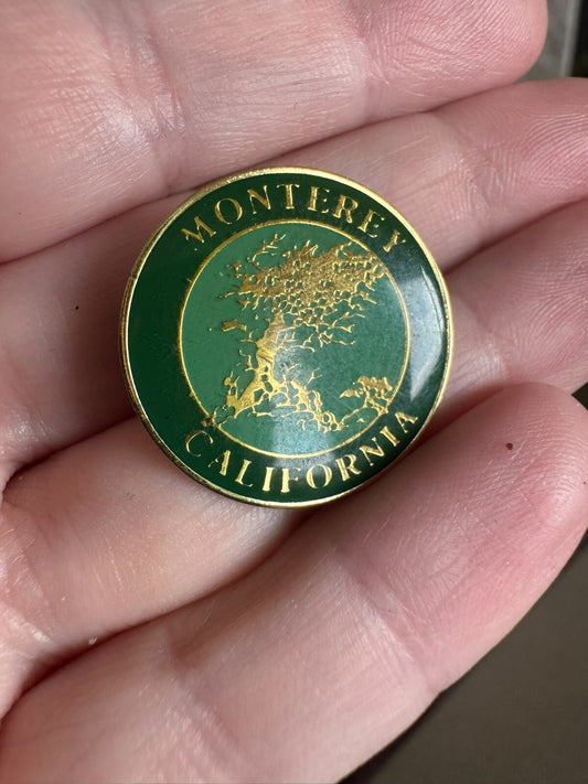 Vintage Monterey California Lapel Pin Souvenir Tourist