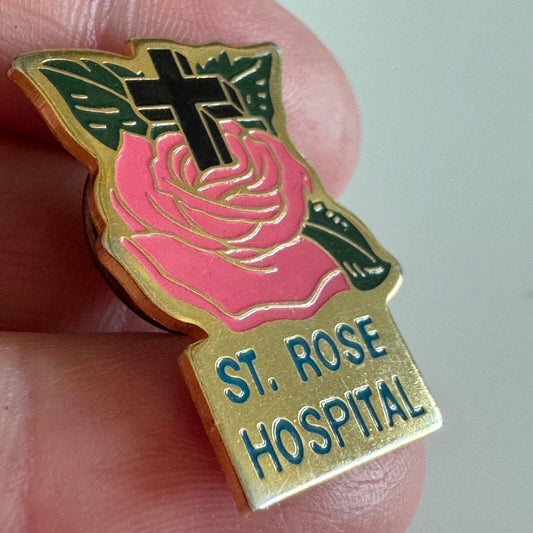 Vintage St. Rose Hospital Lapel Pin