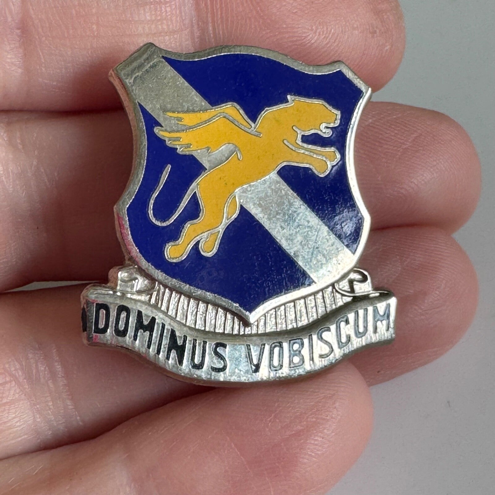 Vtg TEXAS A & M AIR FORCE ROTC DI PIN N.S. Meyer – Winged Lion Heraldry