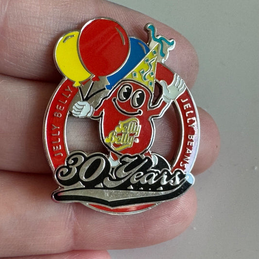 Jelly Belly Jelly Beans 30 Years Lapel Pin Advertising