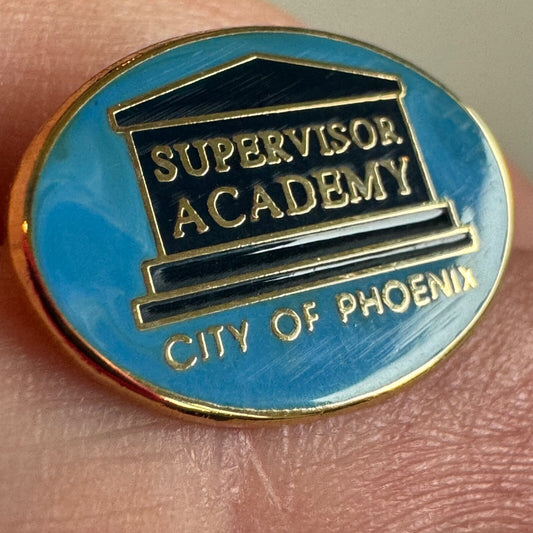 Vintage Supervisor Academy City of Phoenix Lapel Pin