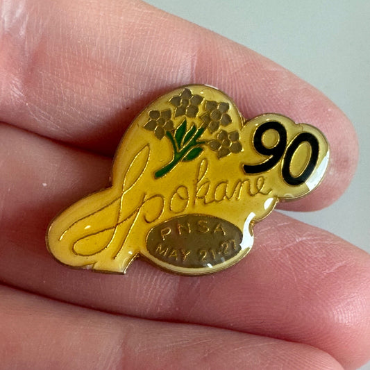 Spokane 1990 Pacific Northwest Shrine Association PNSA Pin Lilac