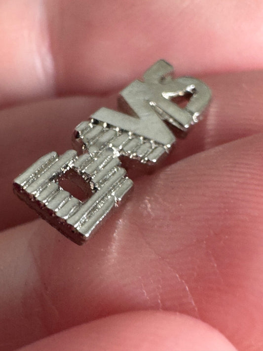 Vintage University of California Davis Lapel Pin Tie Tack Silver Tone
