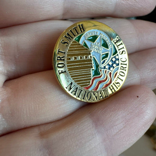 Fort Smith National HIstoric Site Souvenir Enamel Lapel Pin Arkansas