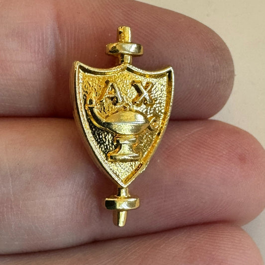 Alpha Chi Honor Society Honorary Gold Tone Lapel Pin