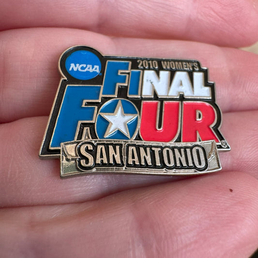 2010 NCAA Womens Final Four San Antonio Lapel Pin UConn Stanford Baylor Oklahoma
