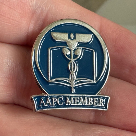 American Academy Of Professional Coders AAPC Member Enamel Lapel Pin