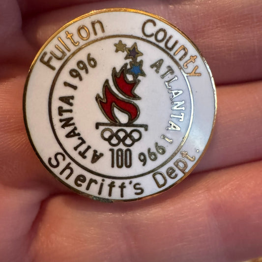 Fulton County Sheriff's Department Atlanta 1996 Enamel Lapel Pin