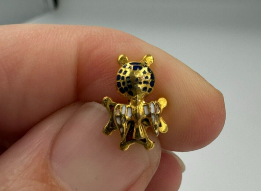 Vintage Knights Of Columbus 4th Degree Member Vintage Gold-Tone Lapel Pin