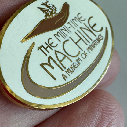 Vintage The Mini-Time Machine A Museum of Miniatures Lapel Pin Arizona