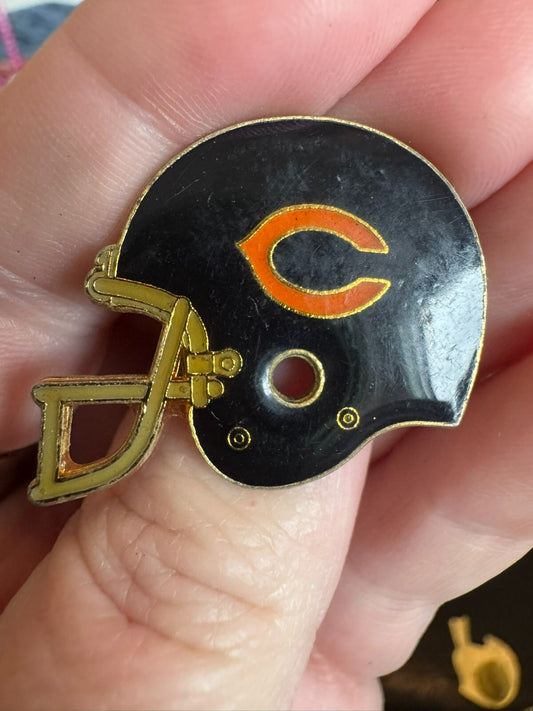 1984 Peter David Chicago Bears Helmet Lapel Pin