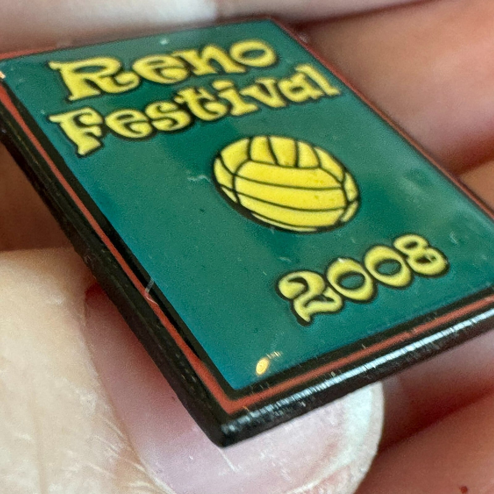 2008 Reno Volleyball Festival Lapel Pin 