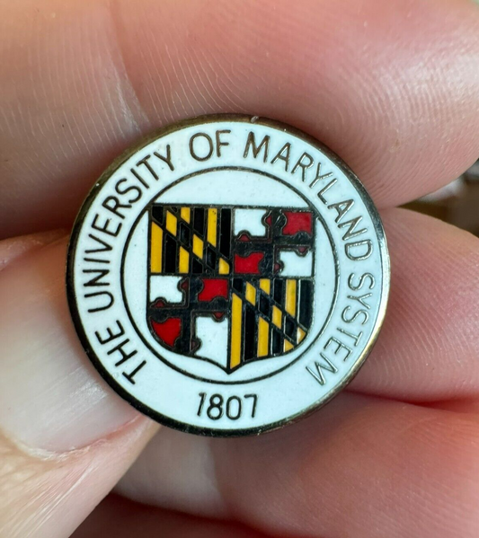 The University of Maryland System 1807 Shield Enamel Lapel Pin