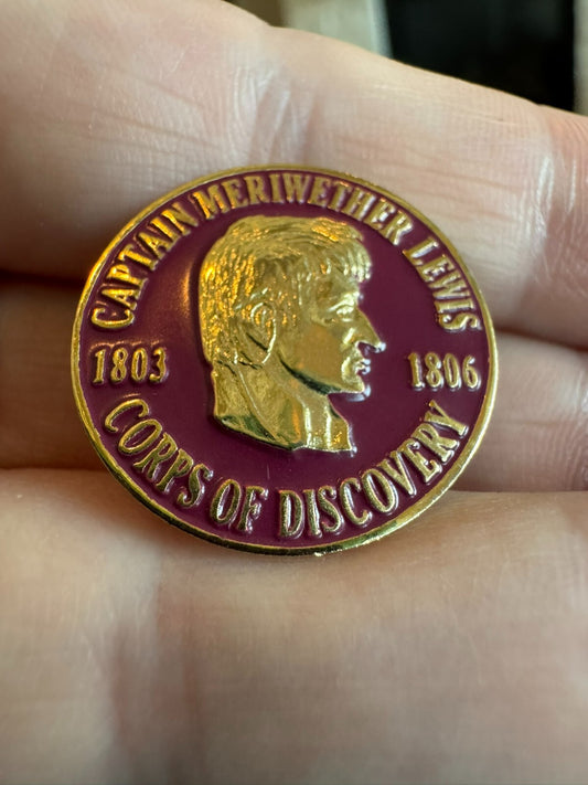 Vintage Captain Meriwether Lewis Corps of Discovery Lewis Lapel Pin