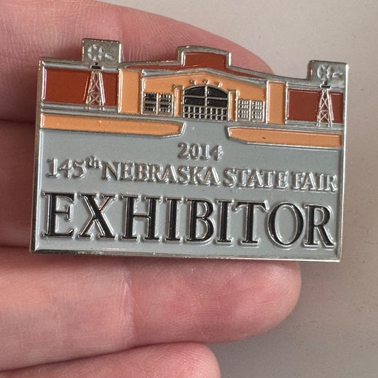 2014 145th Nebraska State Fair Exhibitor Lapel Pin