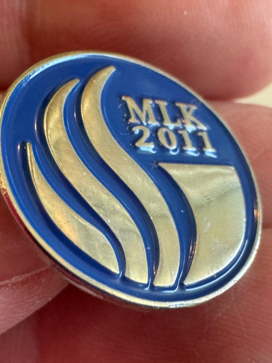 2011 MLK Lapel Pin Martin Luther King Jr Day