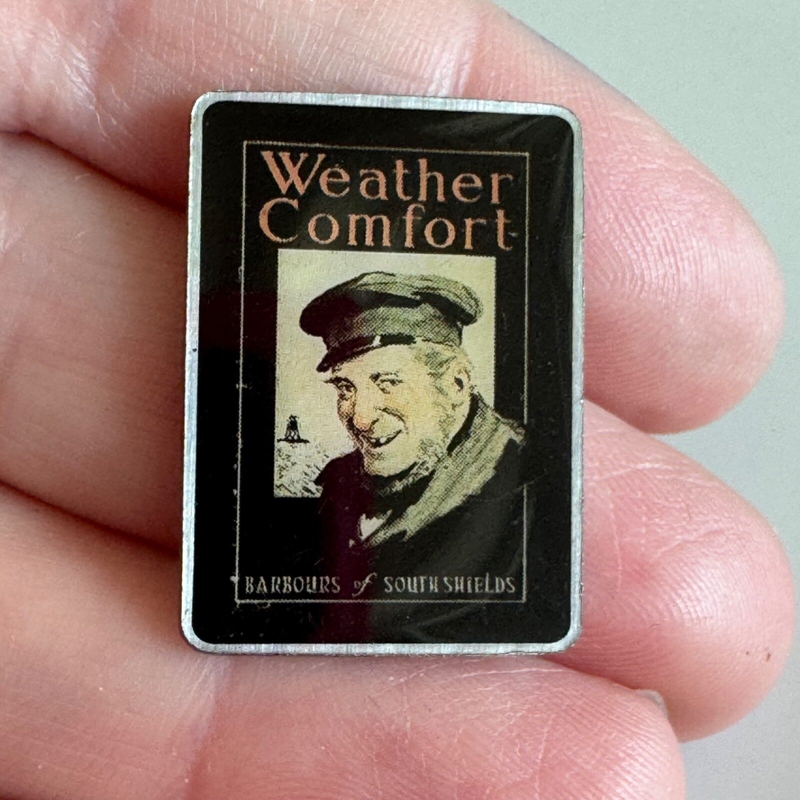 Vintage Barbours of South Shields Weather Comfort Lapel Pin Barbour Wax Jacket