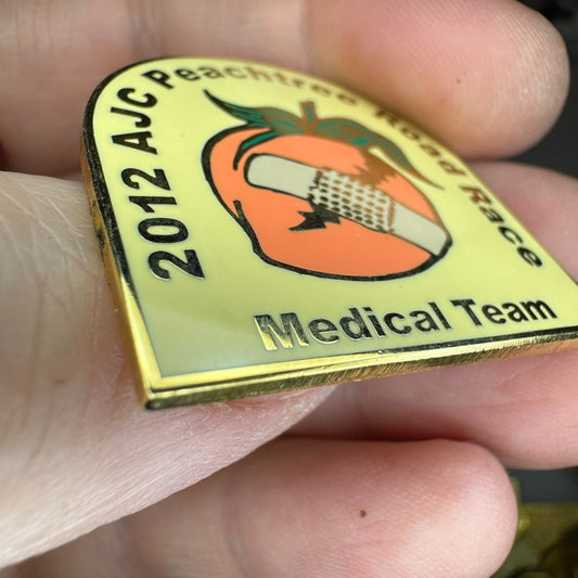2012 AJC Peachtree Road Race - Medical Team - Enamel Lapel Pin
